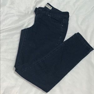Dark colored jeans